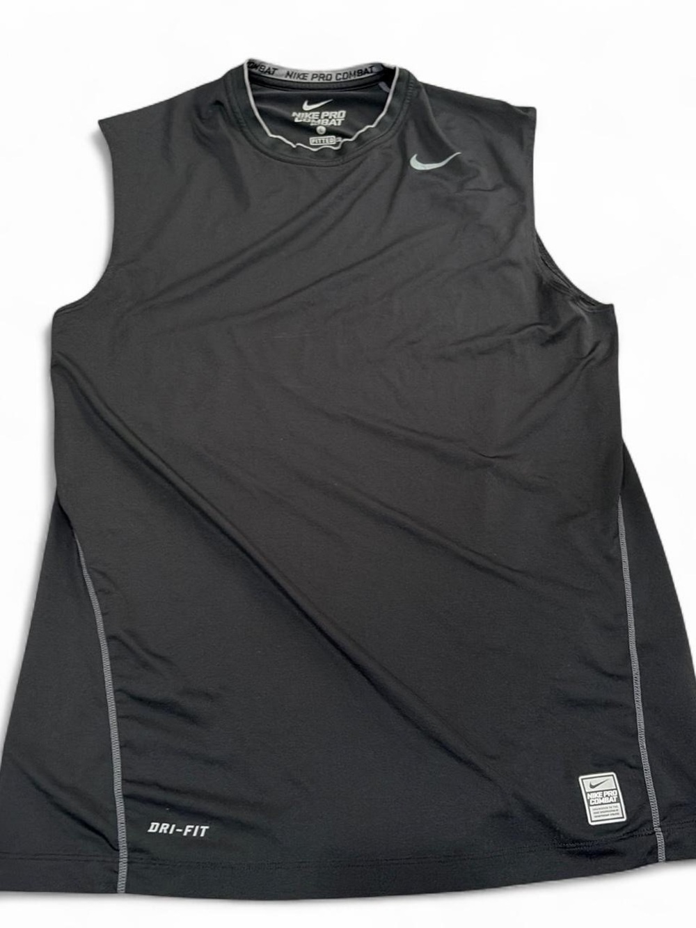 Nike Black Sleeveless Dri-FIT Muscle Tee